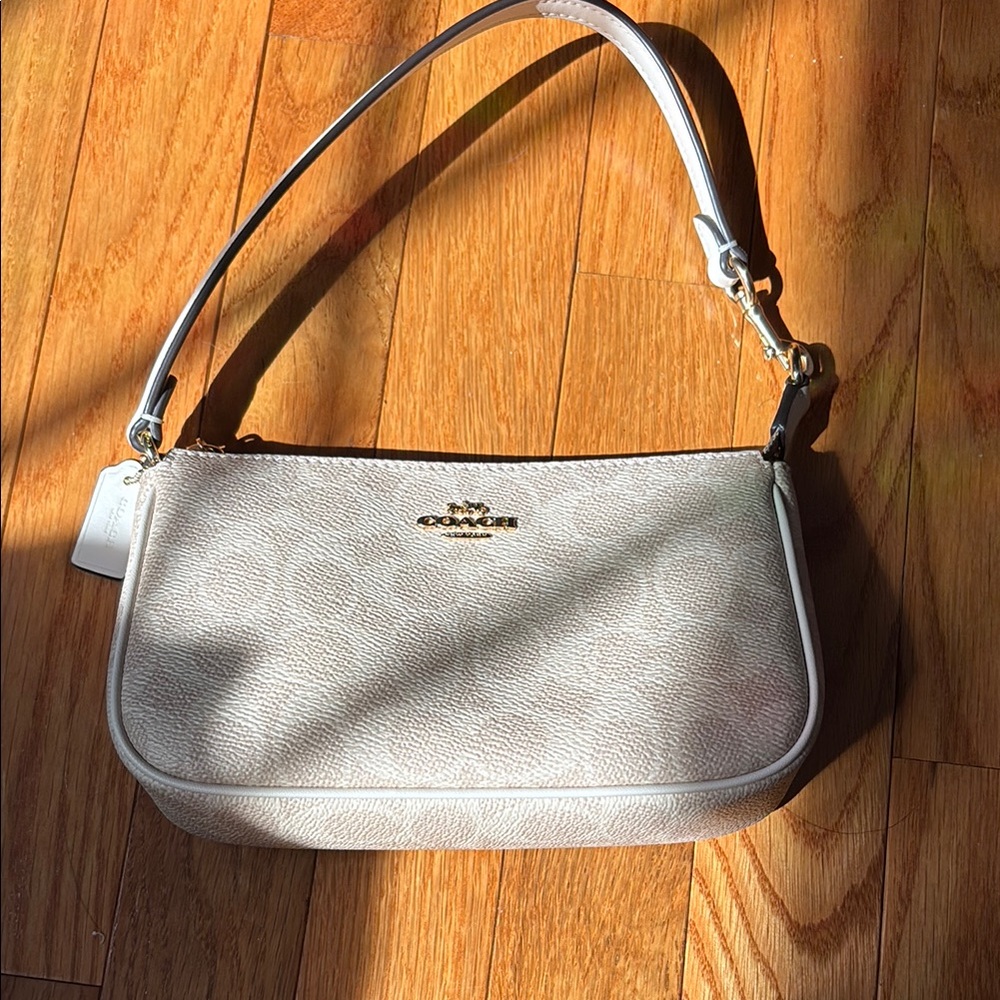 Coach Cream Shoulder Bag